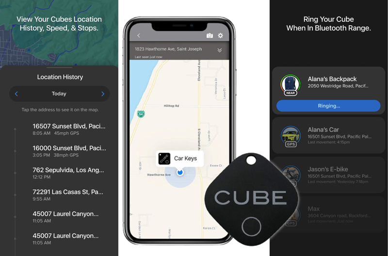 Screenshot der Cube Tracker App mit Cube Key Finder